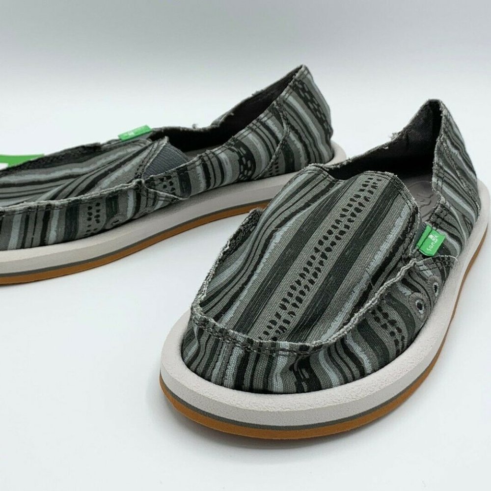 Sanuk Women's Slip on Shoes Donna Keys Ranch Black